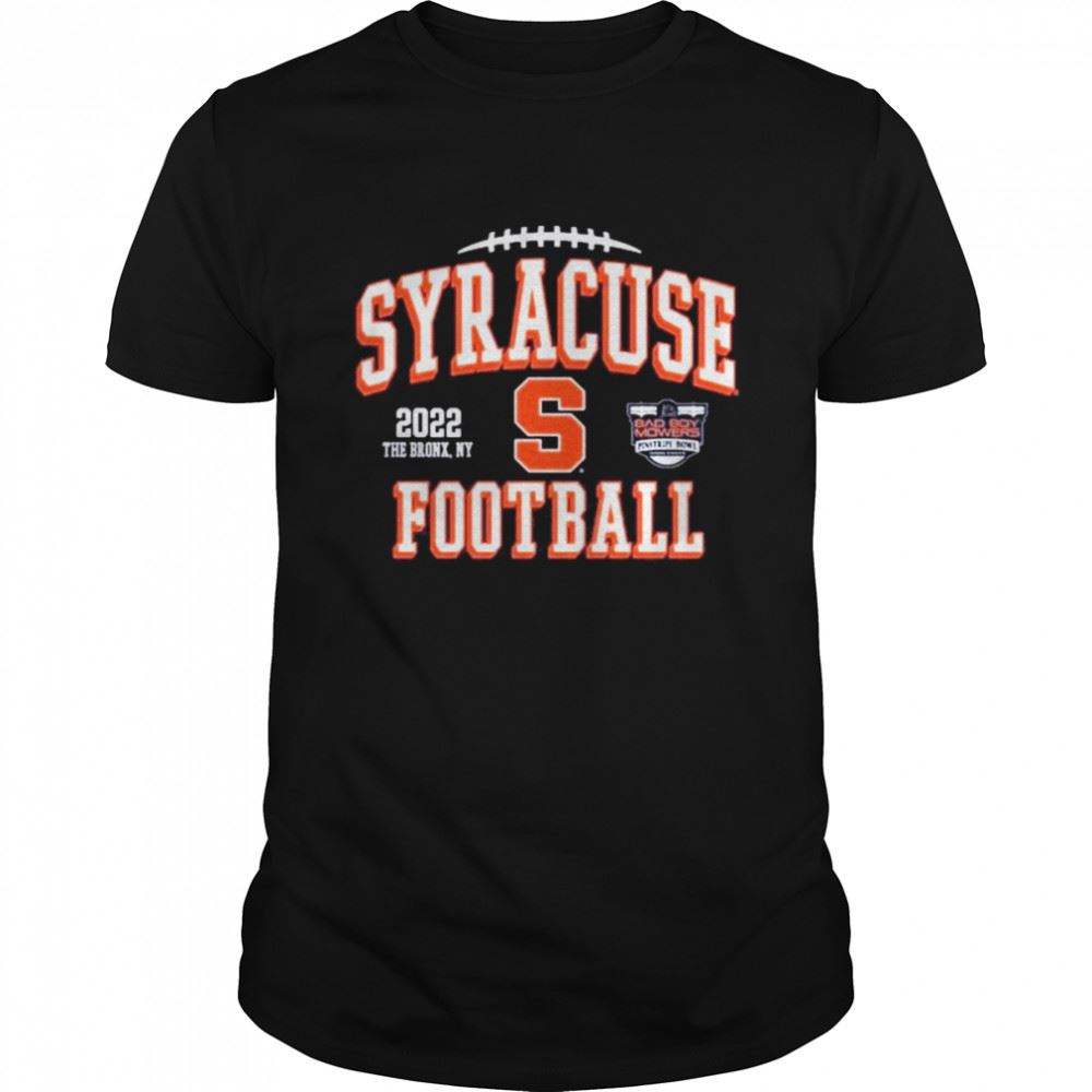 Awesome Syracuse Orange 2022 Pinstripe Bowl Single Team Shirt 