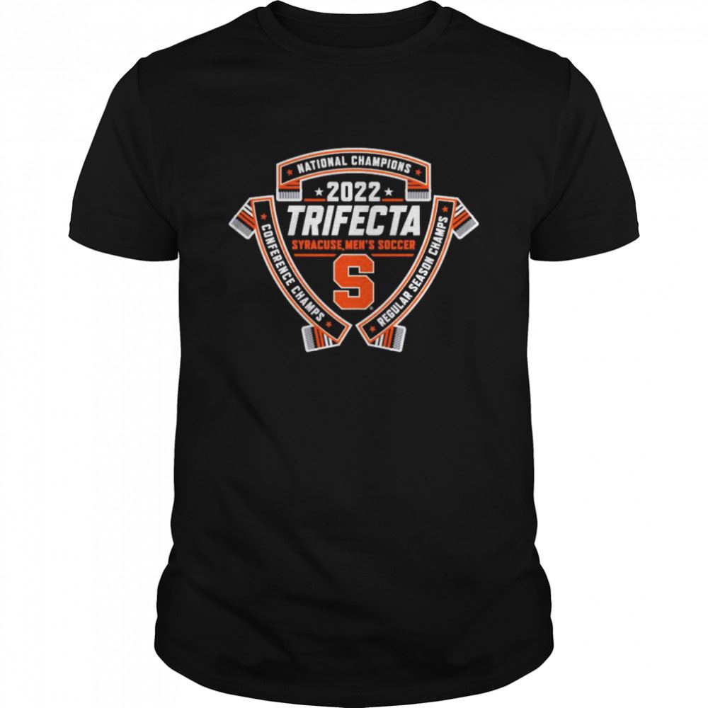 Special Syracuse Orange 2022 Trifecta Soccer Champions Shirt 