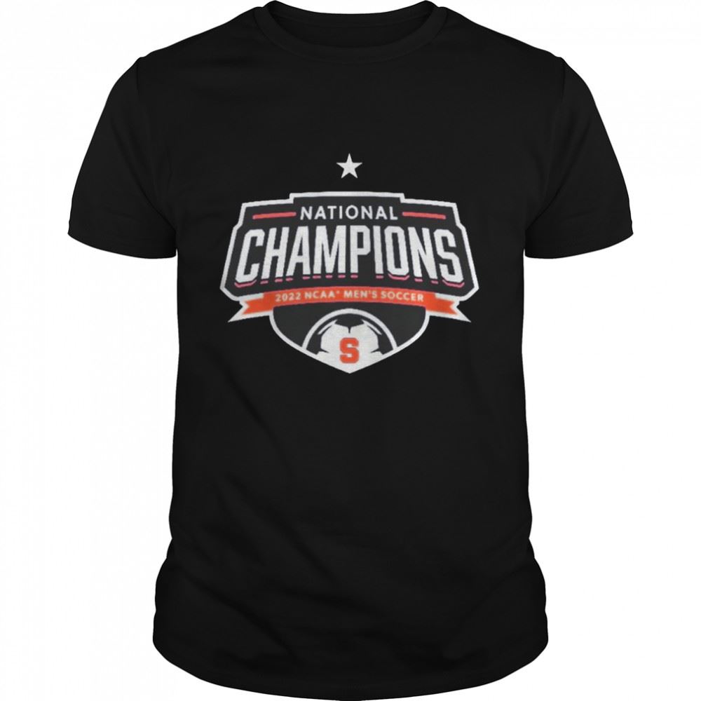 Limited Editon Syracuse Orange National Champions 2022 Ncaa Mens College Cup Shirt 