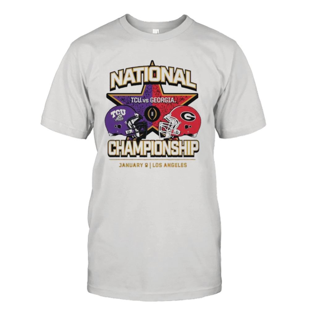 Amazing Tcu Vs Georgia Natty Bound 2023 National Champions Football Shirt 