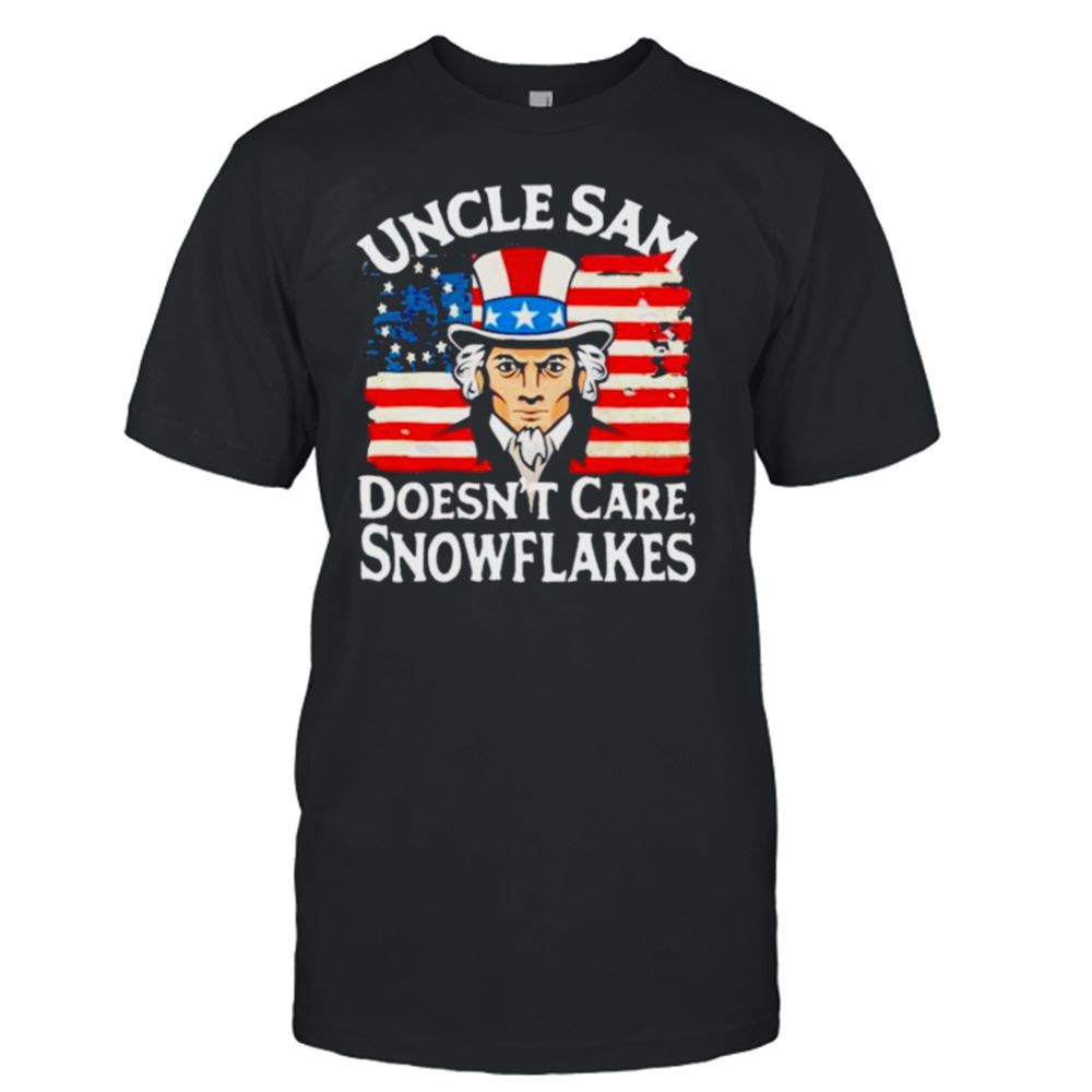 Gifts Uncle Sam Dont Care Snowflakes Shirt 