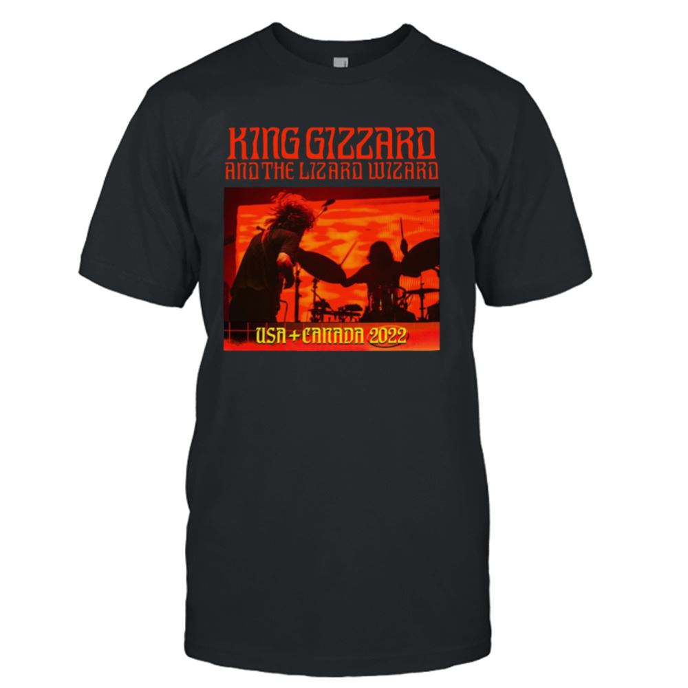 Awesome Usa Canada 2022 King Gizzard And The Lizard Wizard Shirt 