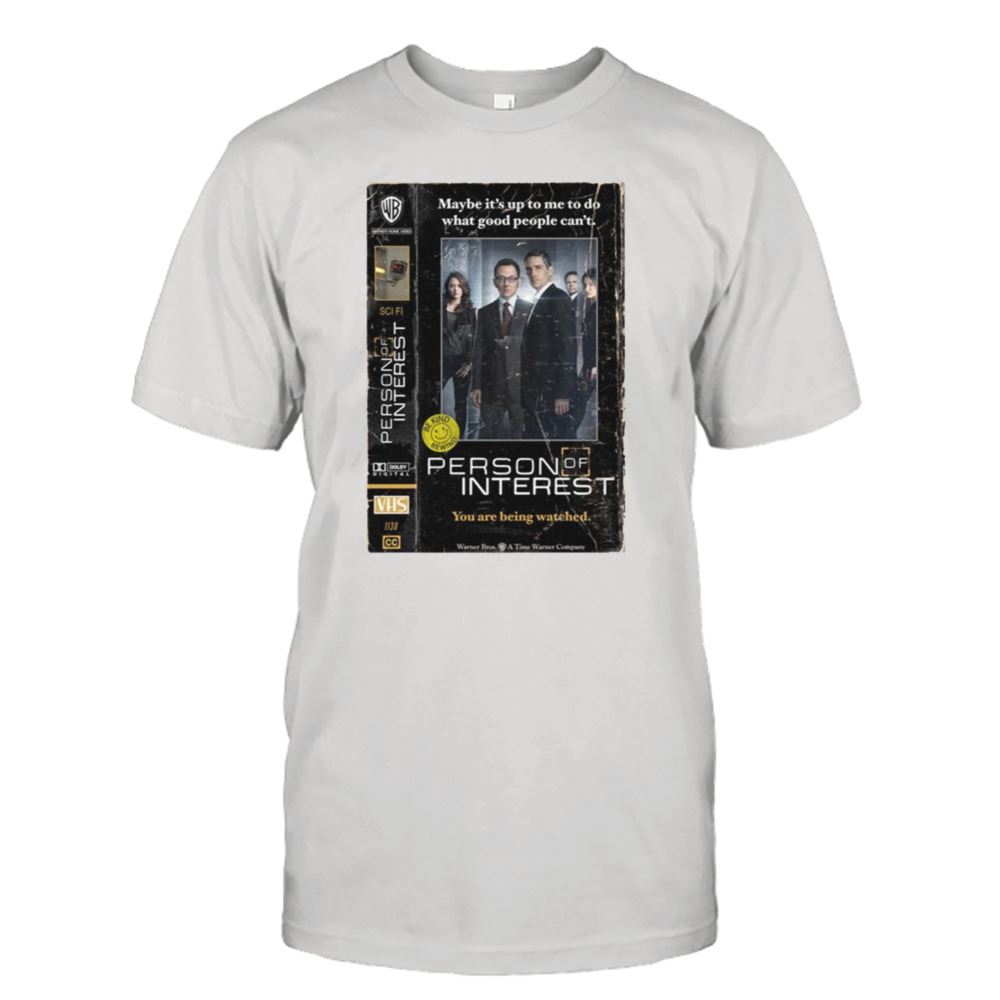 High Quality Vhs Limited Edition Perfect Gift Person Of Interest Shirt 