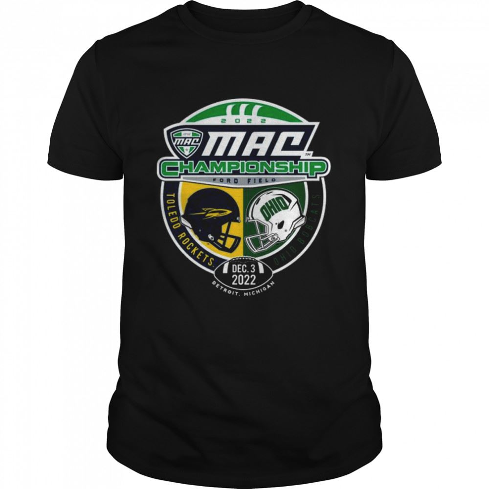 Awesome 2022 Mac Football Championship Event Shirt 