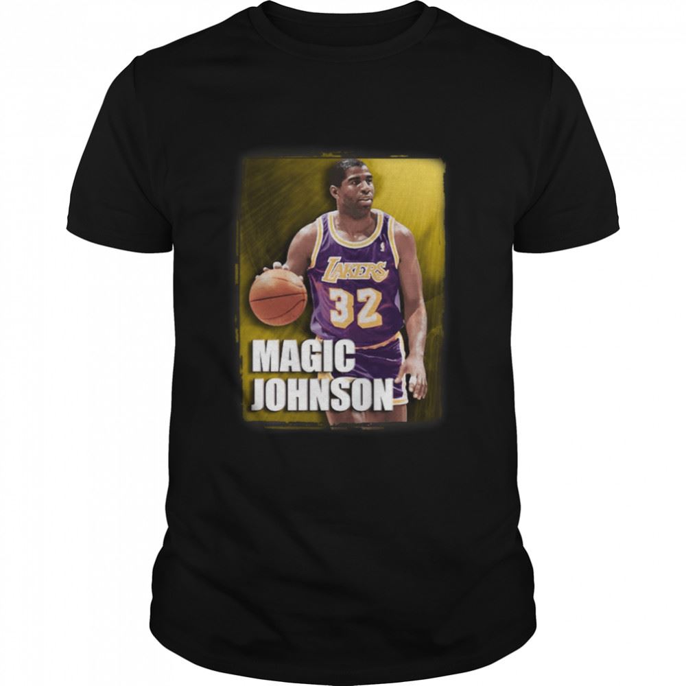 Great 90s Design Laker Legend Magic Johnson Shirt 