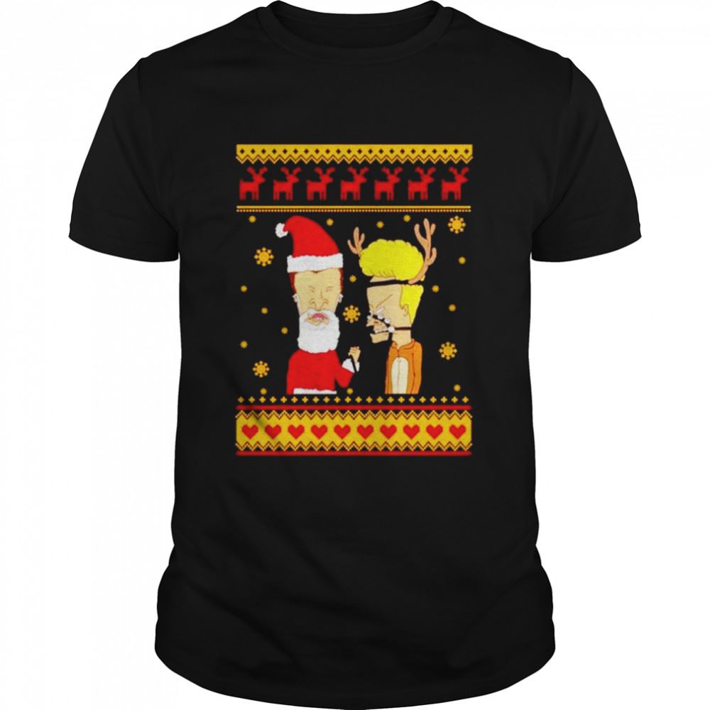 Gifts Beavis And Butthead Ugly Christmas Shirt 