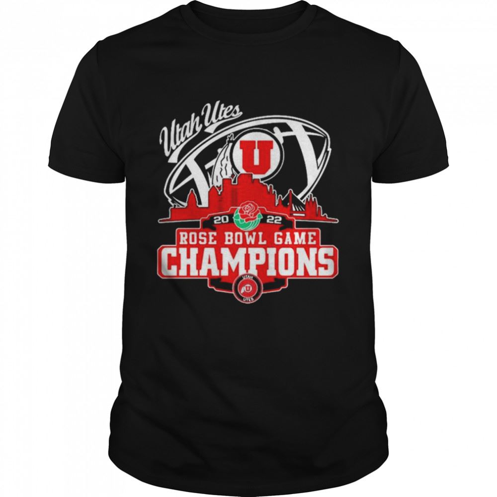 Awesome Champion Utah Utes Logo Rose Bowl Game City 2022 Shirt 