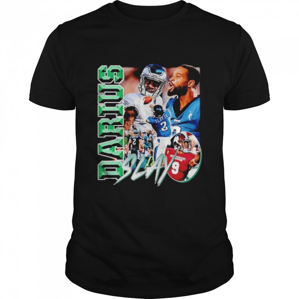 Attractive Devonta Smith Wearing Darius Slay Shirt 