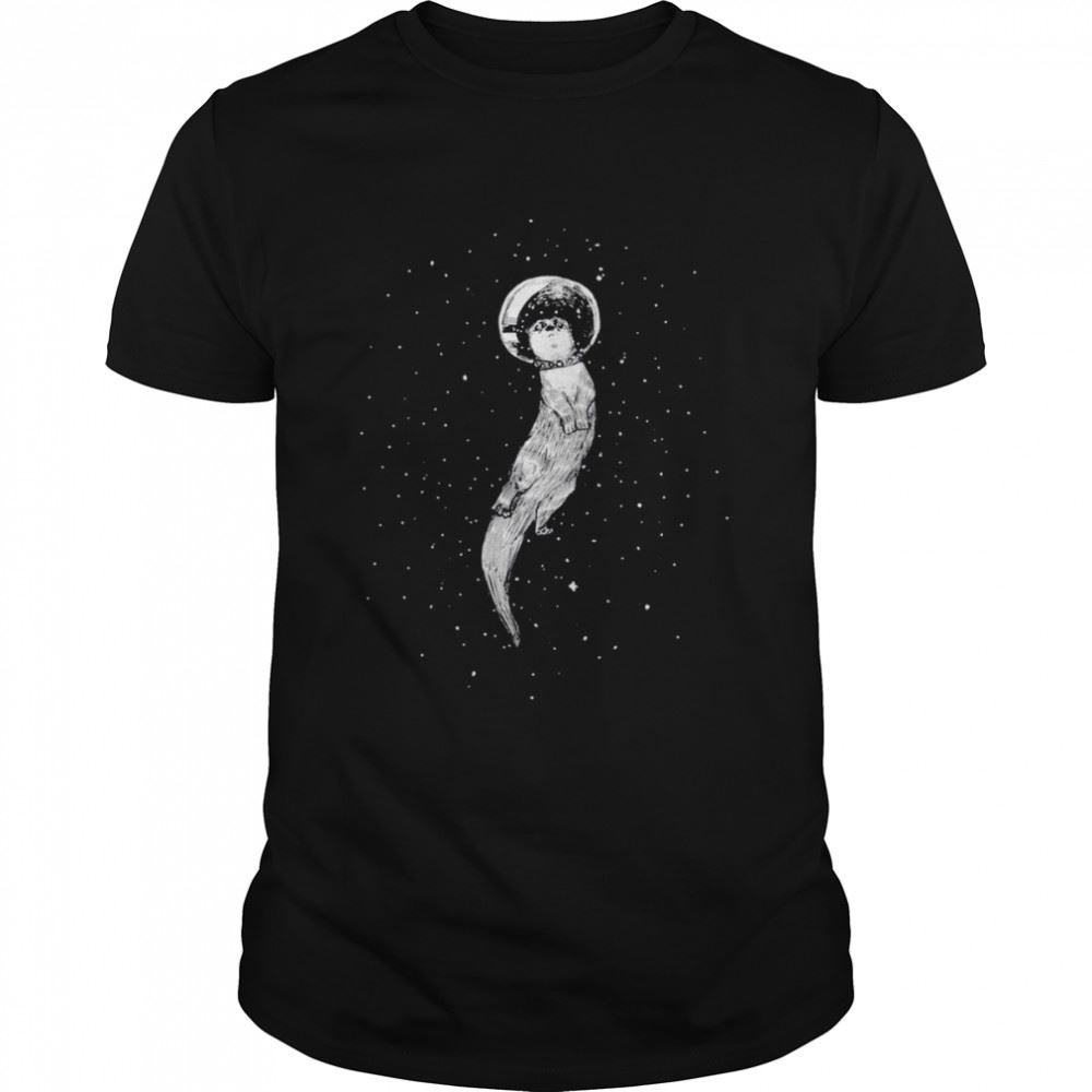 Attractive Drifting In Otter Space White Shirt 