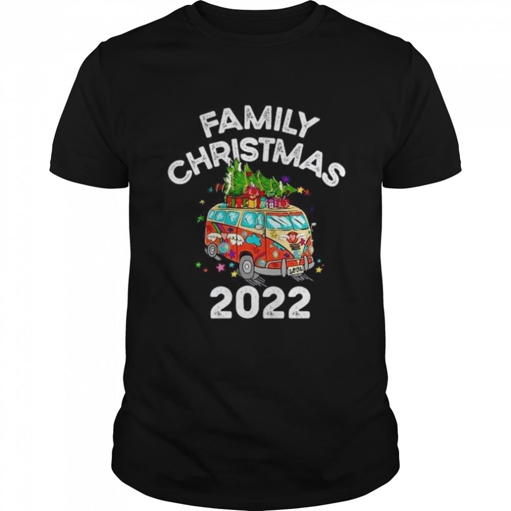 Happy Family Christmas Trip 2022 Matching Family Reunion T-shirt 