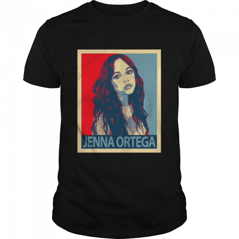 Limited Editon Jenna Ortega Trending Hope Poster Wednesday Shirt 