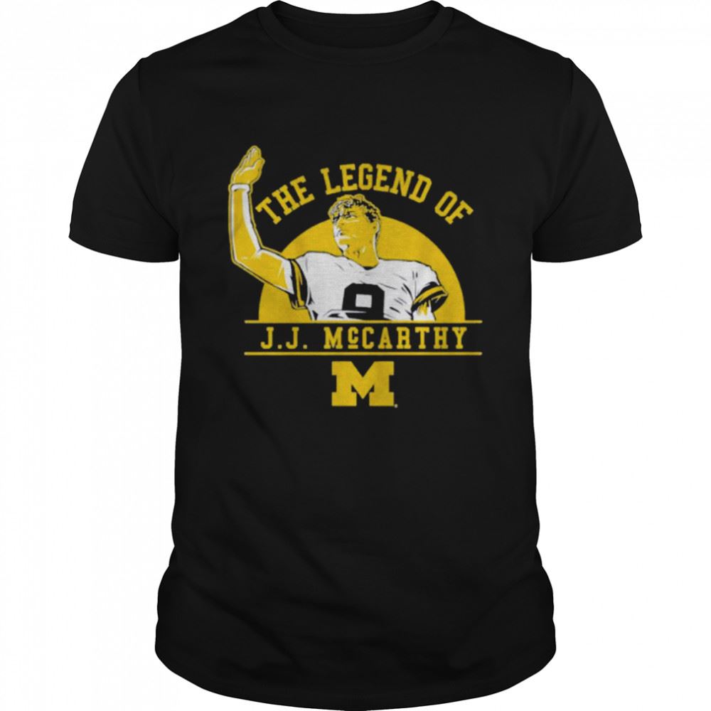 High Quality Legend Of Jj Mccarthy Michigan Wolverines Shirt 