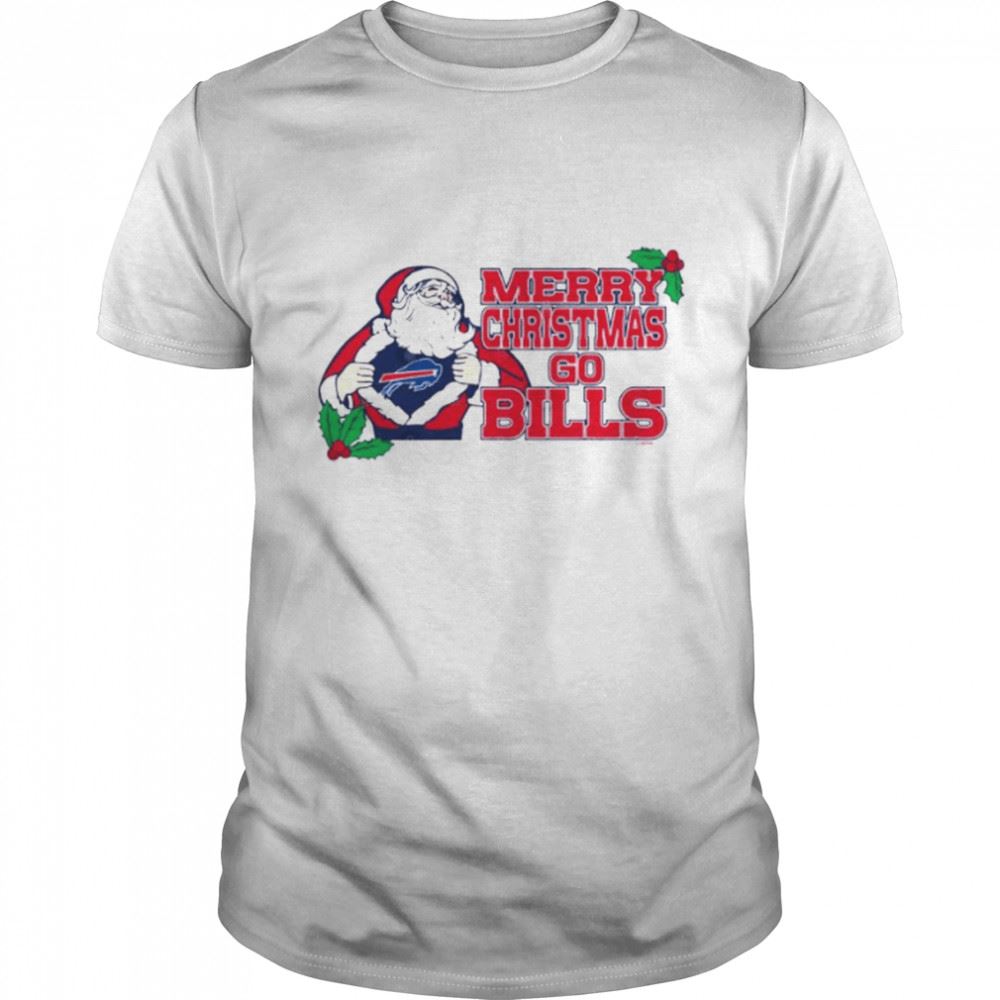 Amazing Merry Christmas Go Buffalo Bills Mafia Shirt 