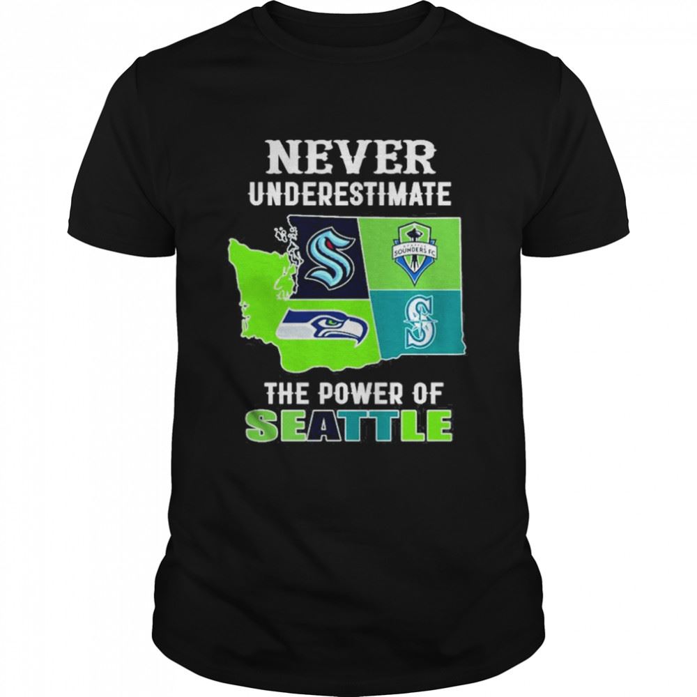Attractive Never Underestimate The Power Of Seattle Seahawks Forever Seahawk Shirt 