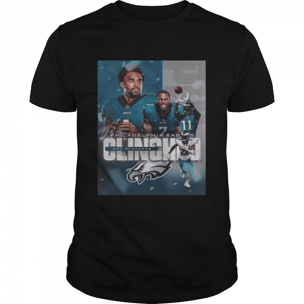 Happy Philadelphia Eagles Clinched Nfc Playoffs Shirt 