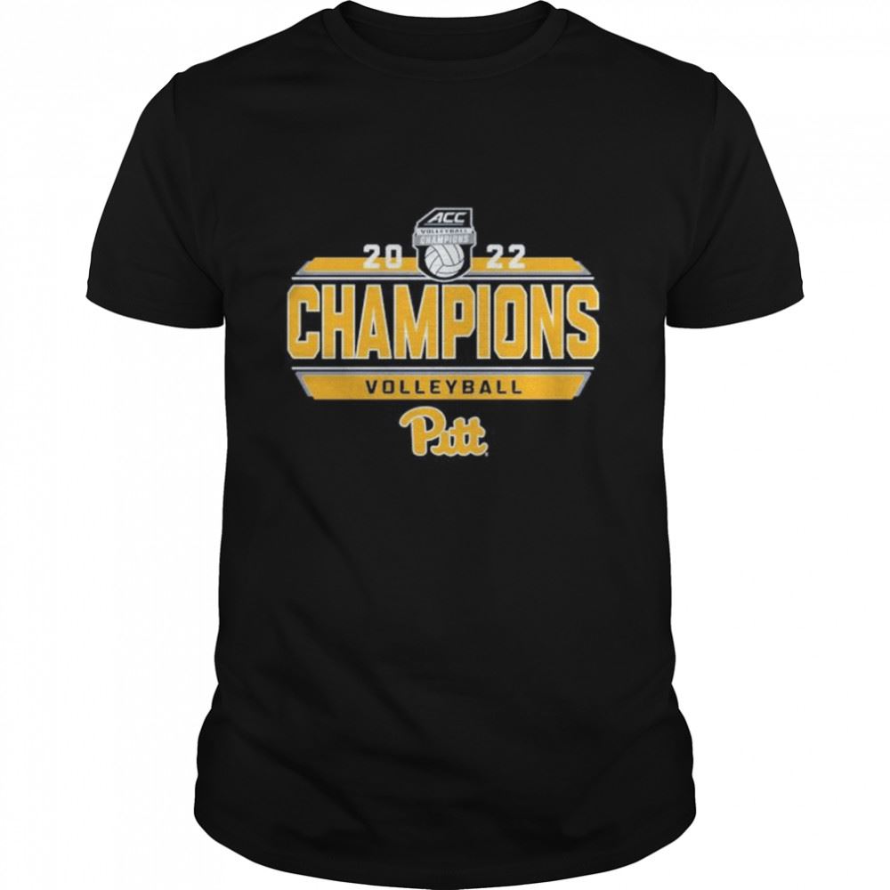 Best Pitt Panthers Acc Volleyball Champions 2022 Shirt 