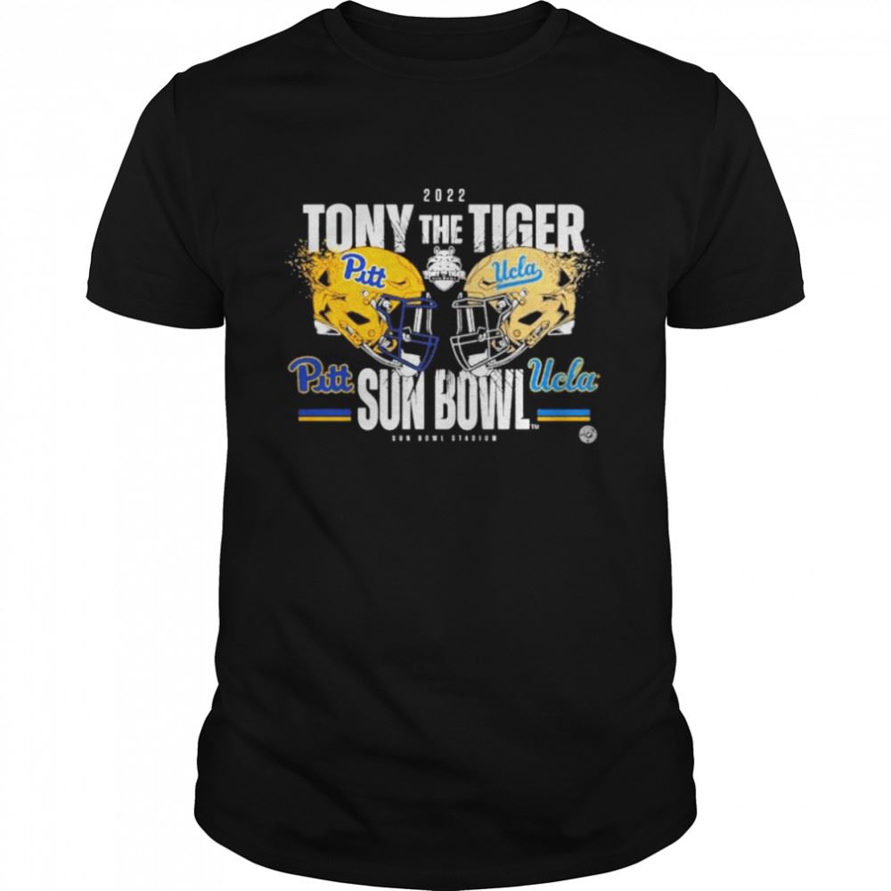 Great Pitt Vs Ucla 2022 Tony The Tiger Sun Bowl Matchup Shirt 