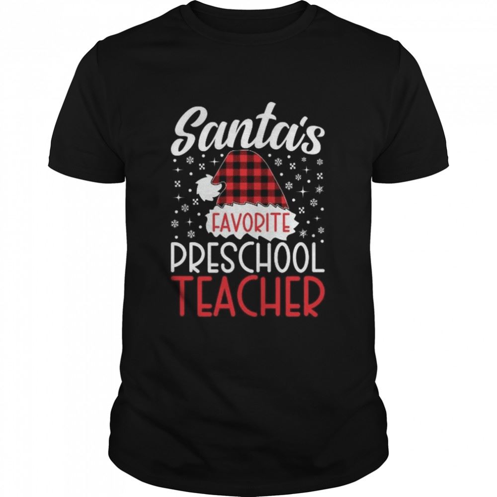 Interesting Santa Claus Preschool Teacher Shirt 