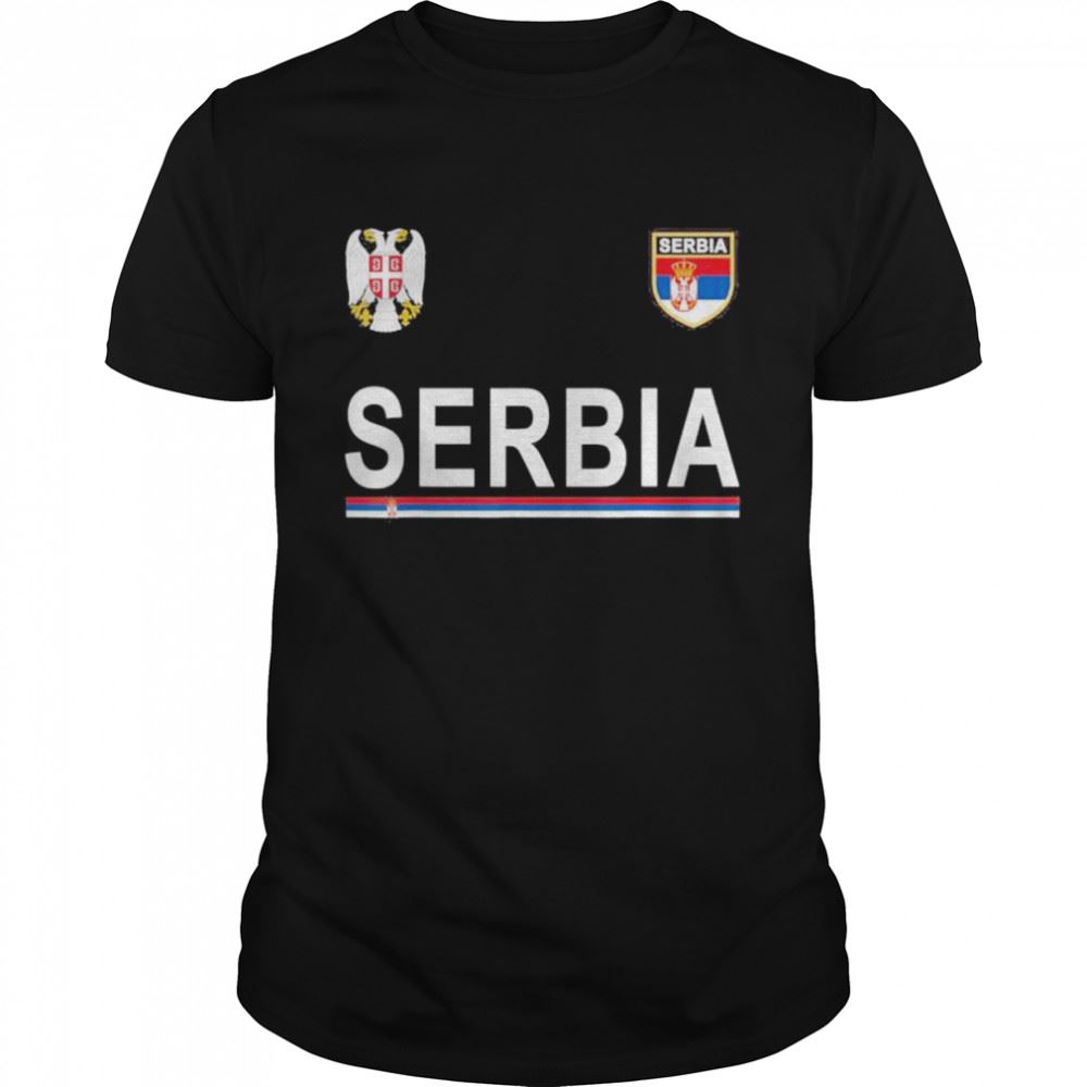 Great Serbia Soccer World Cup 2022 T-shirt 