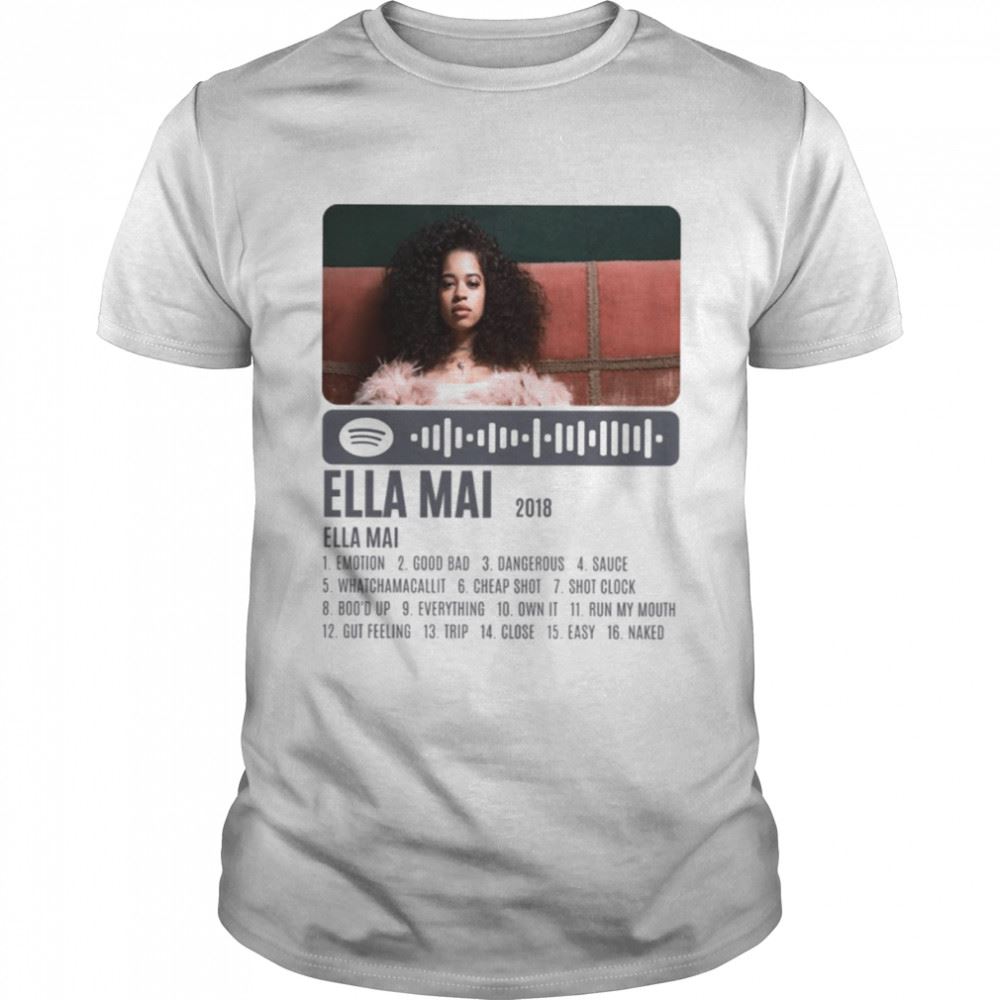 Awesome Singer Ella Mai Songs Shirt 