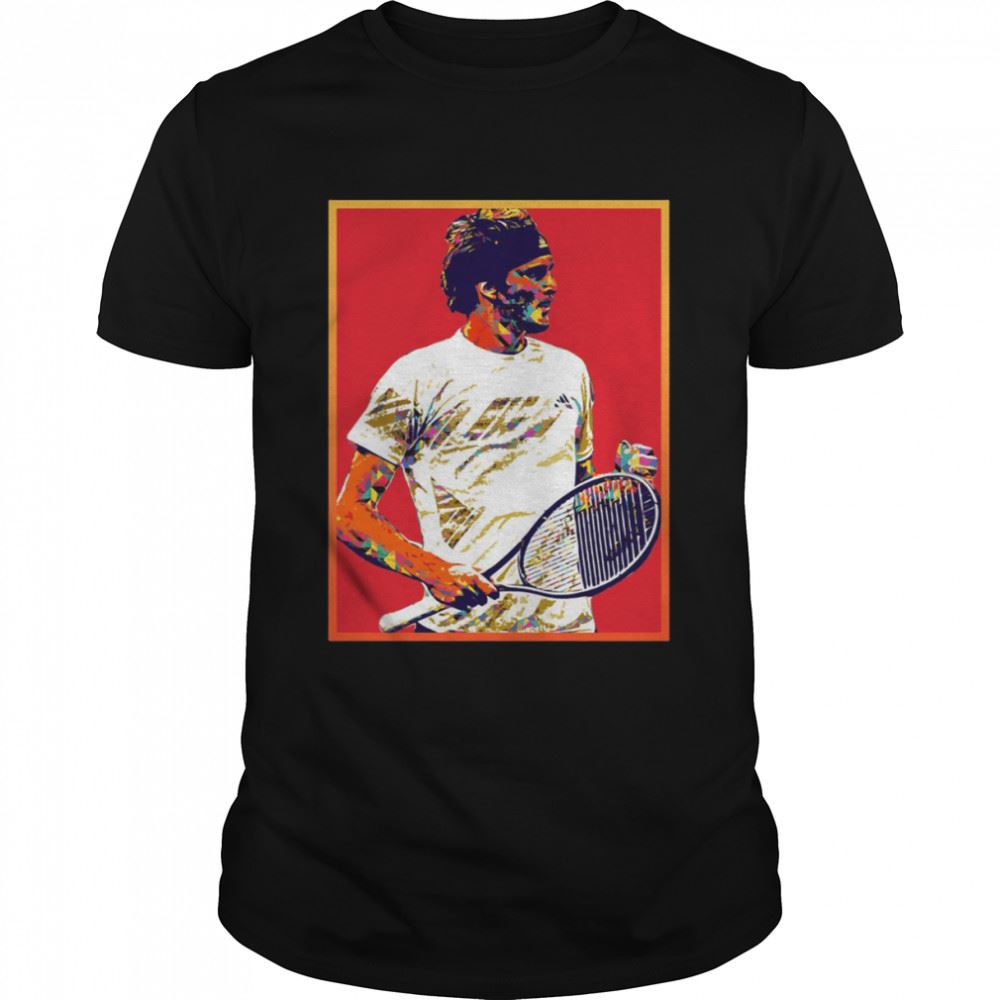 Amazing Tennis Alexander Zverev Red Graphic Shirt 