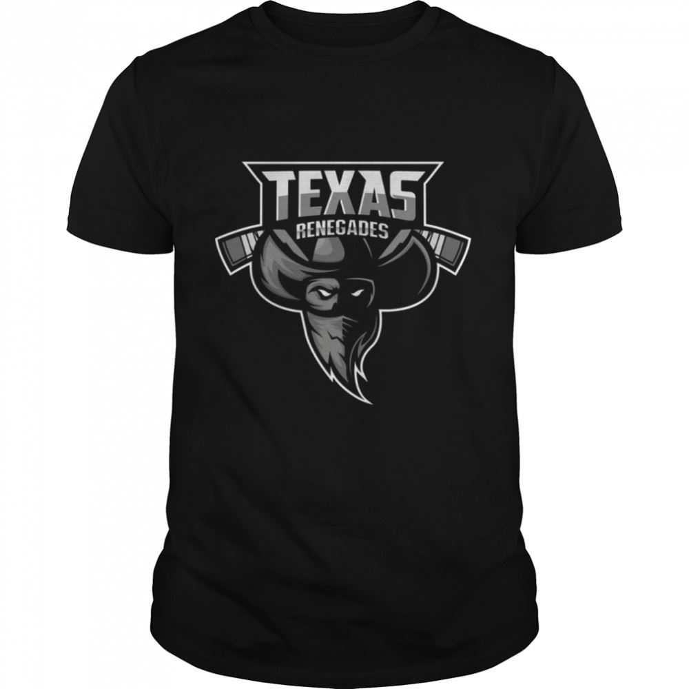 Limited Editon Texas Renegades Simulation Hockey League Shirt 