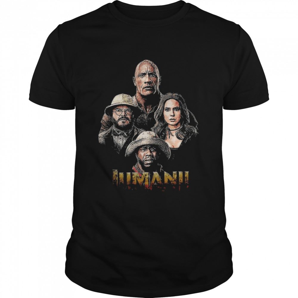Amazing The Rock Jumanji Graphic Kevin Hart Comedy Shirt 