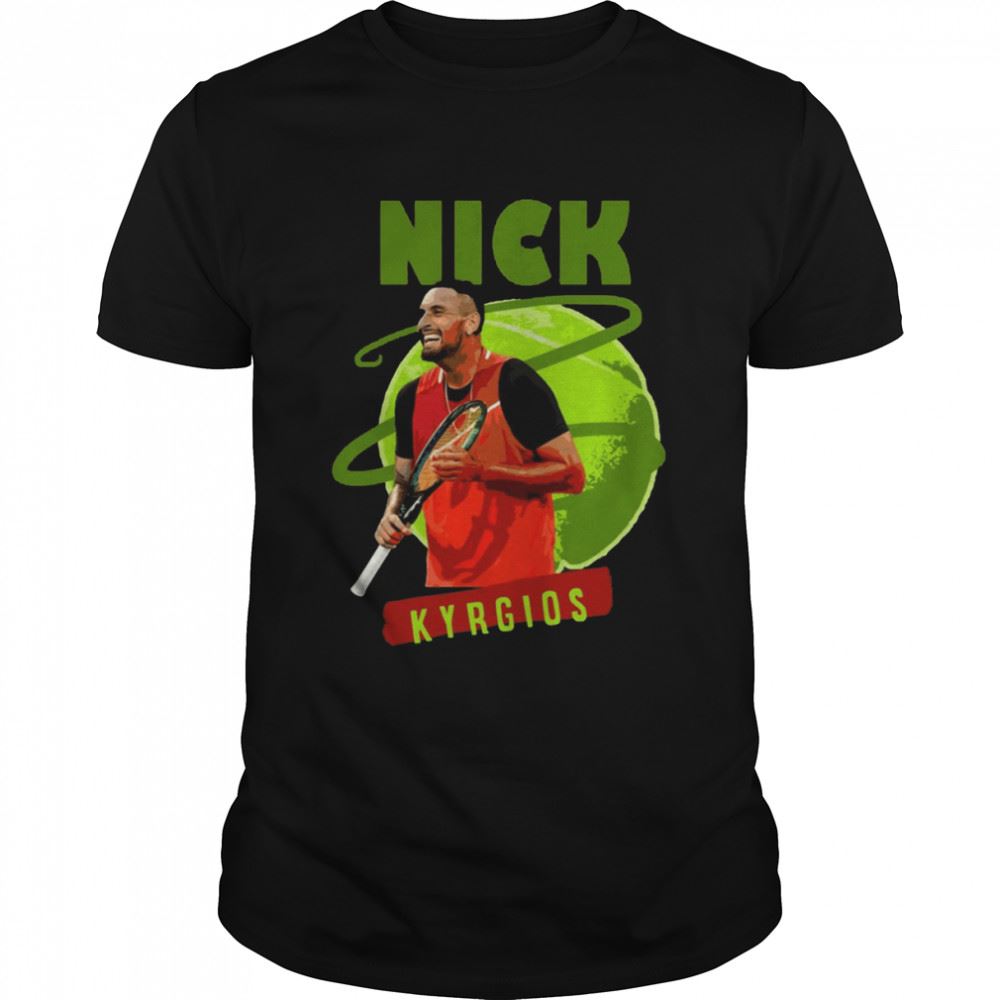 Amazing The Tennis Ball Design Nick Kyrgios Shirt 