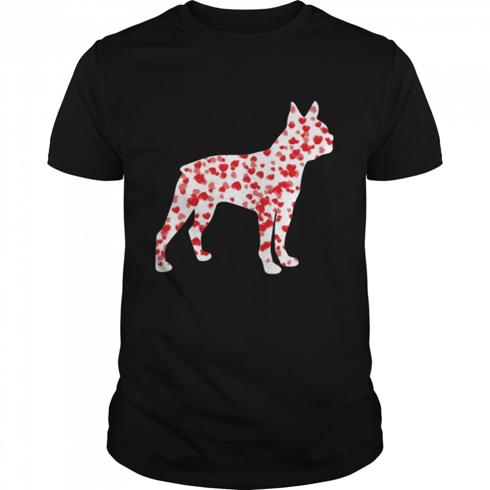 Promotions Tiny Hearts Boston Terrier T-shirt 