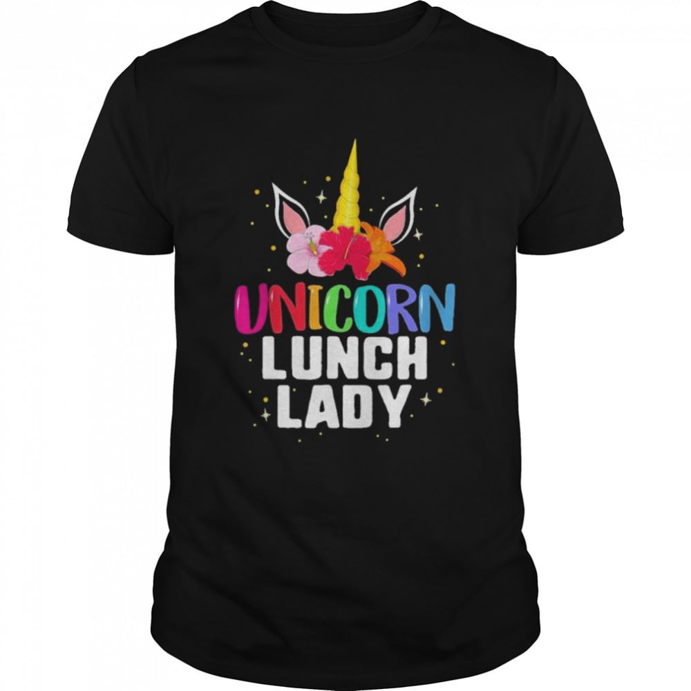 Promotions Unicorn Lunch Lady Shirt 