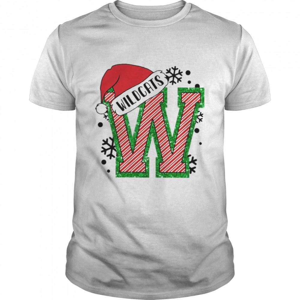 Amazing Wildcats Hat Christmas W Logo T-shirt 