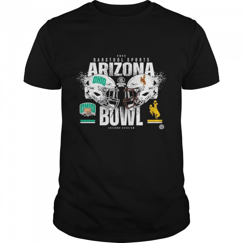 Awesome Wyoming Cowboys Vs Ohio Bobcats 2022 Barstool Sports Arizona Bowl Shirt 