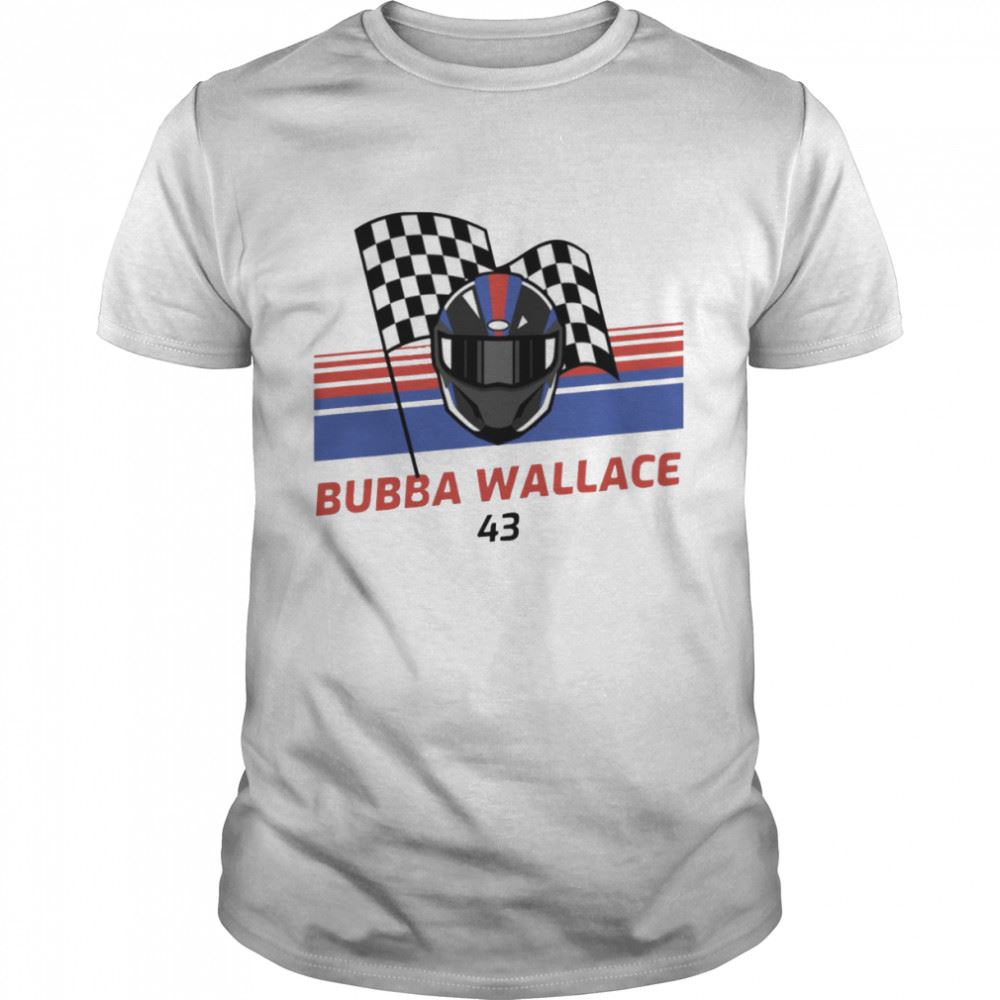 High Quality Bubba Wallace Car Number 43 Shirt 
