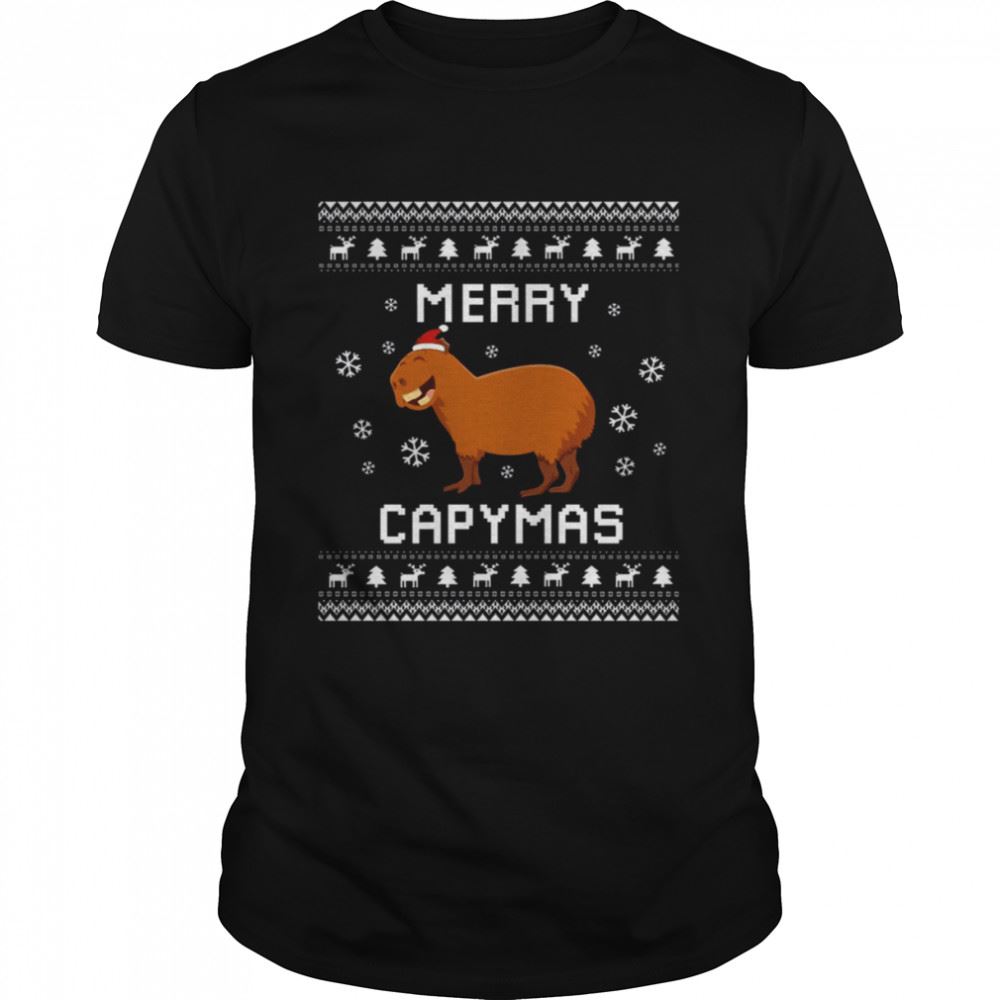 Promotions Capybara Christmas Capybara Inu Shirt 