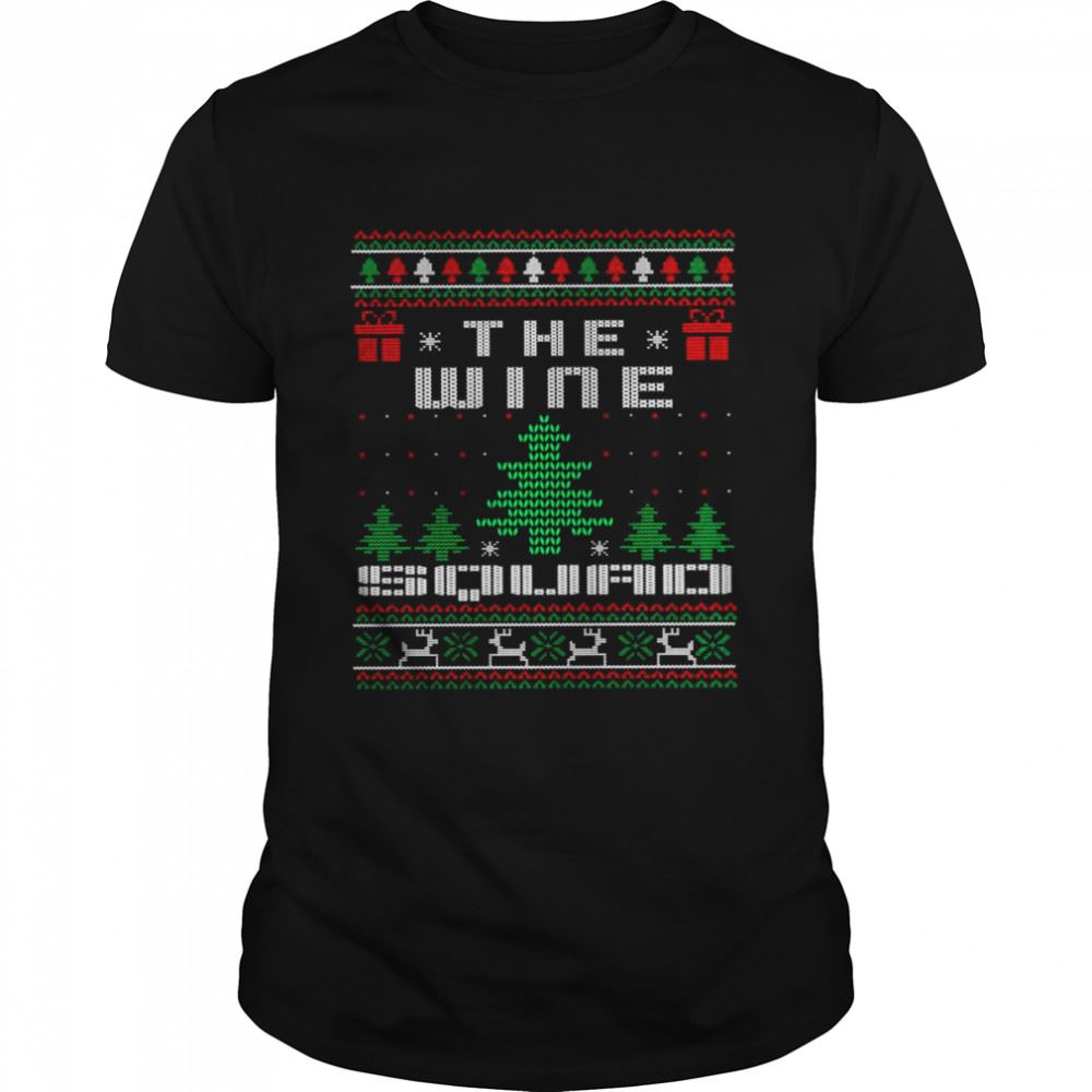 Attractive Christmas The Wine Squad Xmas Shirt 
