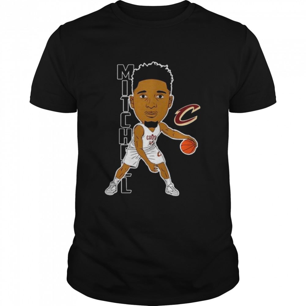 Awesome Cleveland Donovan Mitchell Dribble Tee Shirt 