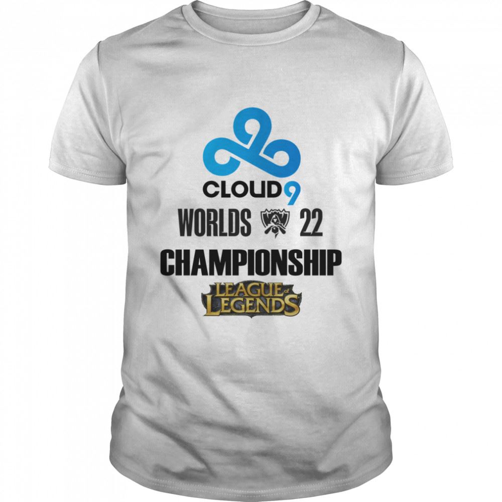 Attractive Cloud9 World Championship League Of Legends 2022 Shirt 