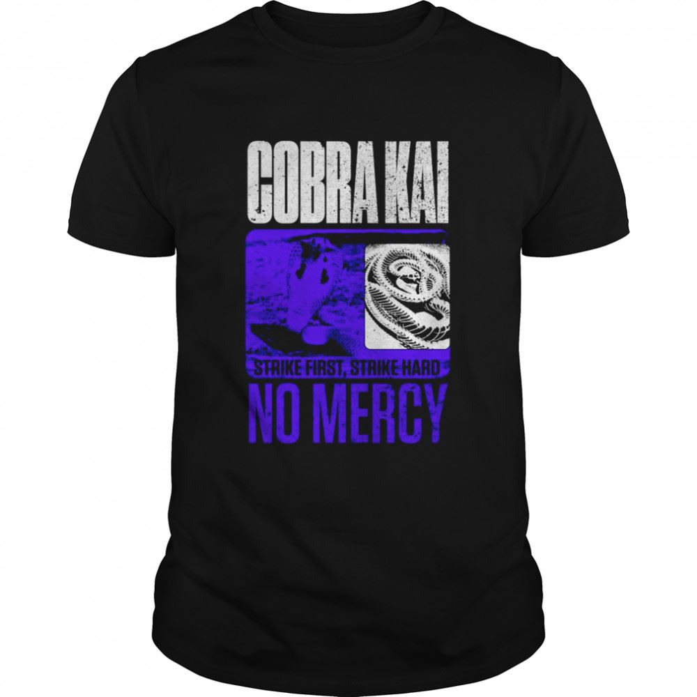 Happy Cobra Kai Blue Graphic Vinatage Shirt 