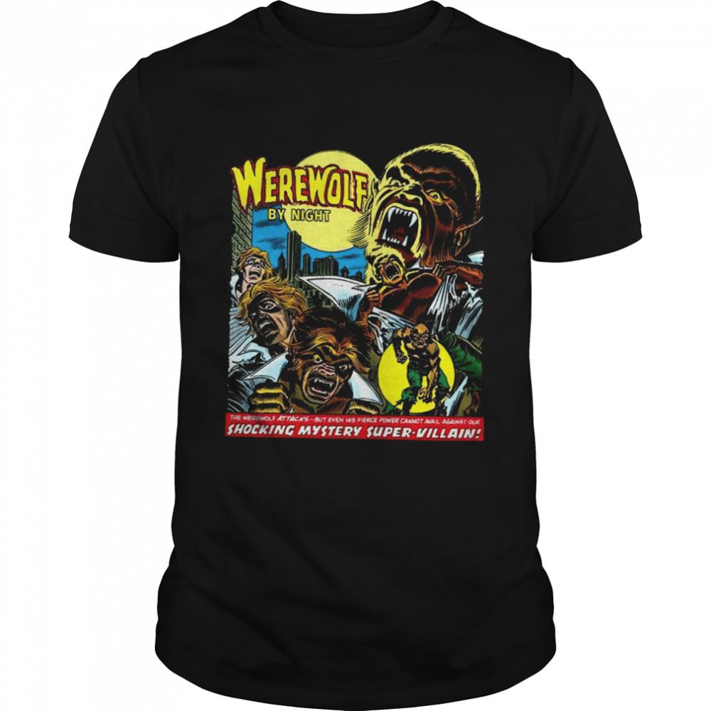 Amazing Comics Design Werewolf By Night Shirt 