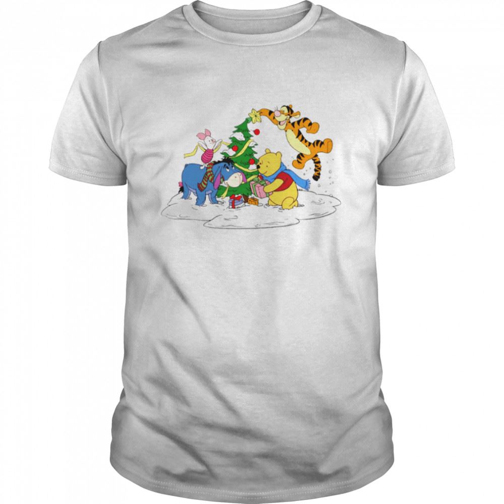 Gifts Decorating Christmas Tree Winnie The Pooh Shirt 