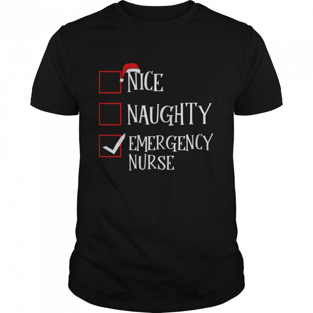 Gifts Emergency Gift Nurse Christmas T-shirt 
