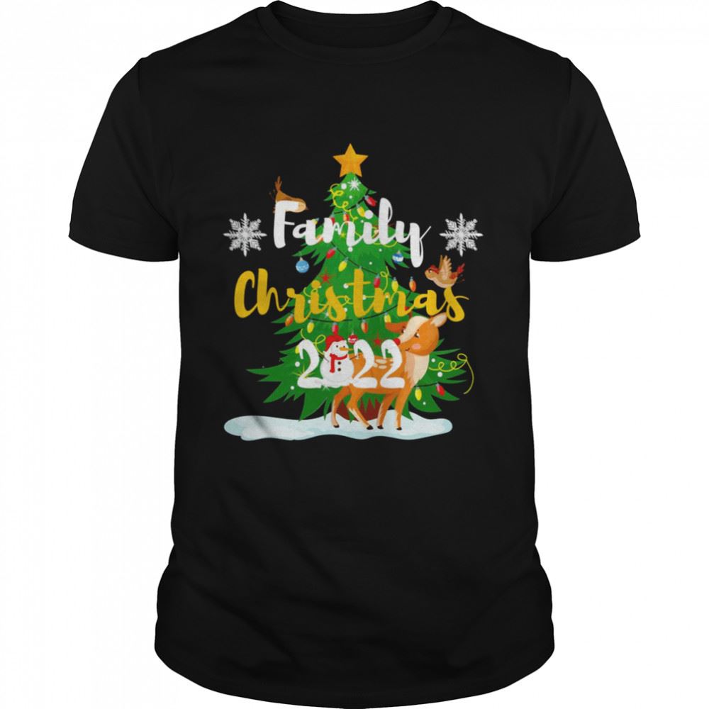Attractive Family Christmas T-shirt 2022 Shirt 