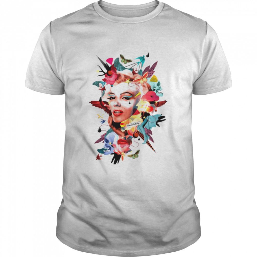 Special Flowery Marilyn Monroe Tribute Shirt 