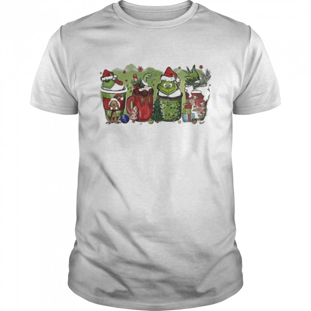 Awesome Grinch Coffee Merry Latte Ugly Christmas Shirt 