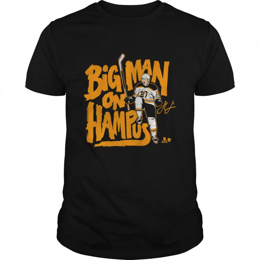 Promotions Hampus Lindholm Big Man On Hampus Signature Shirt 