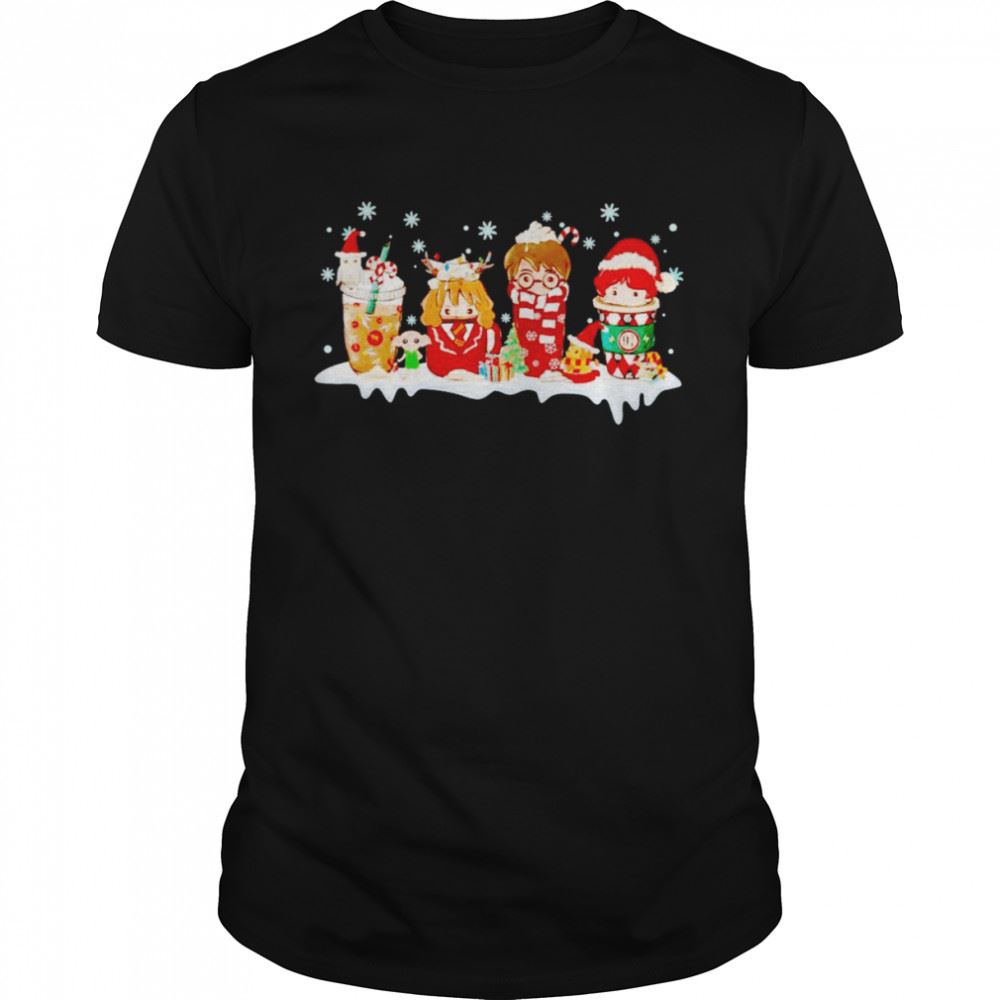 Best Harry Potter And Ron And Hermione Cute Christmas Shirt 