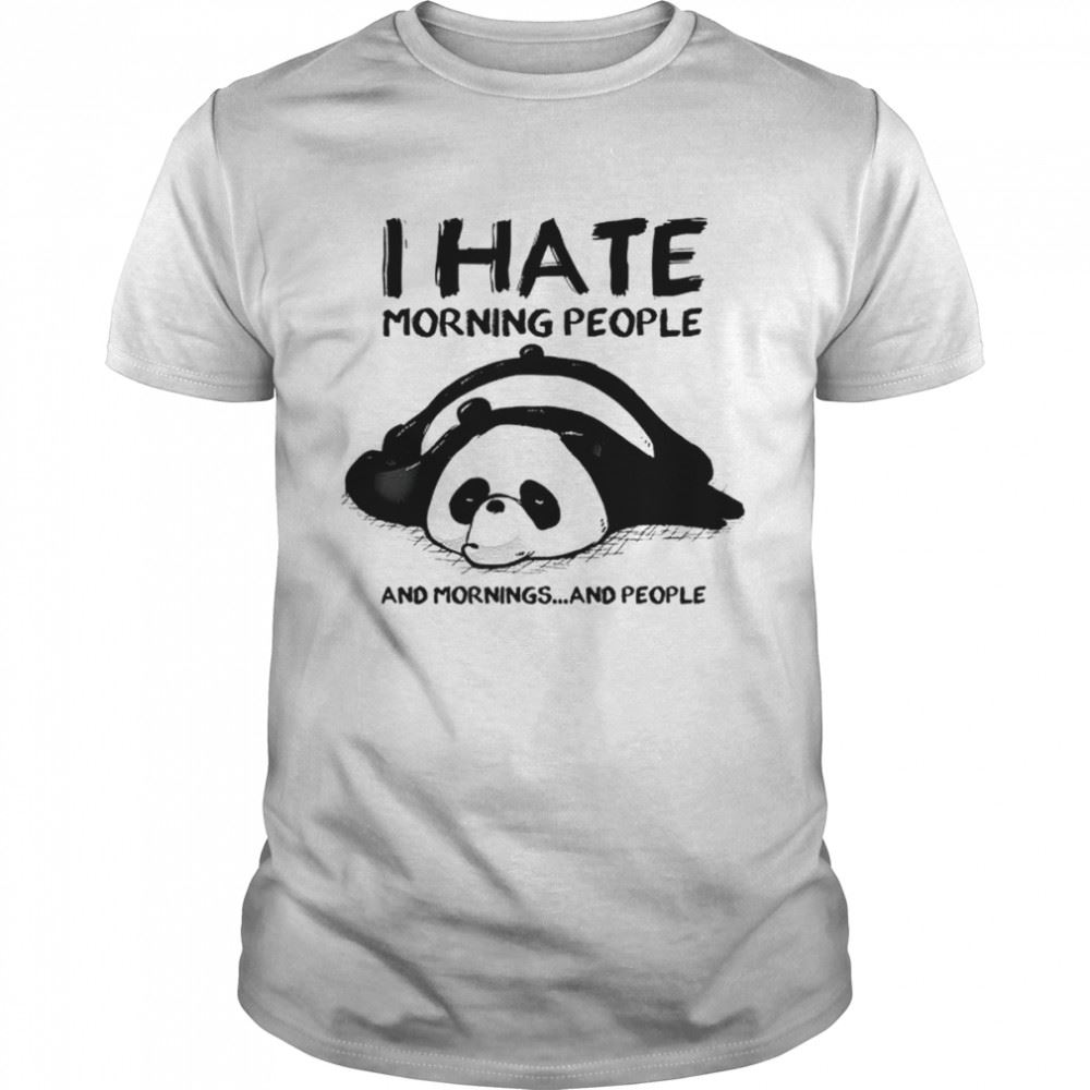 Special I Hate Morning People Shirt 