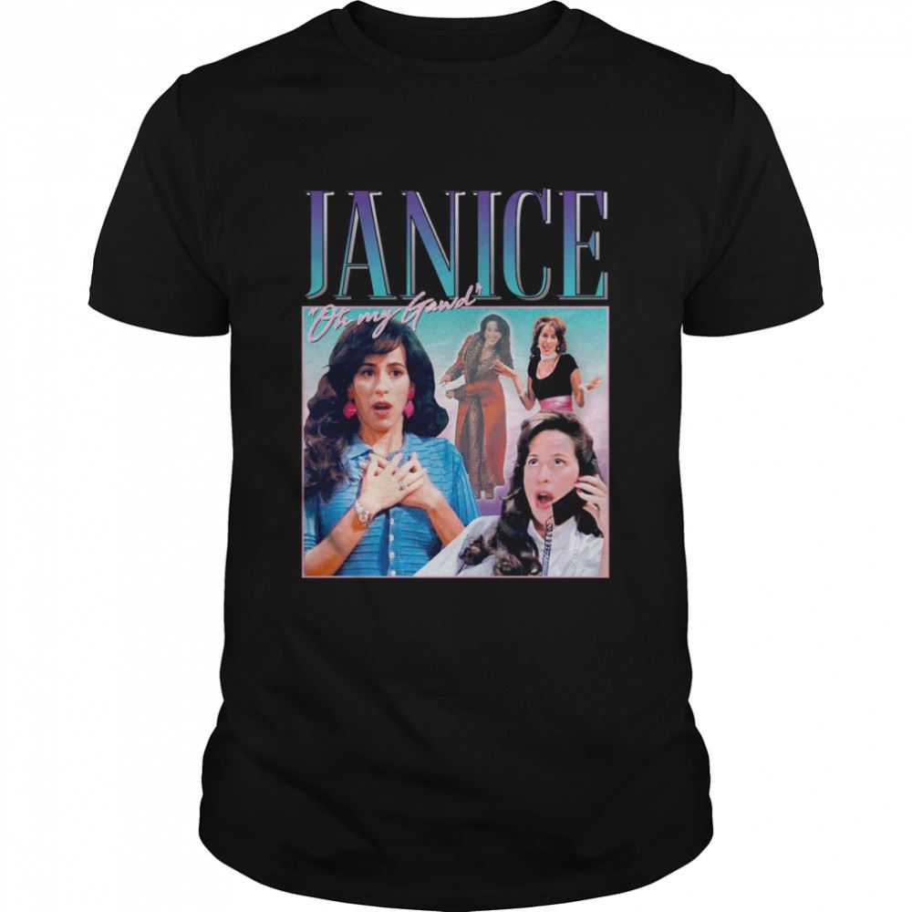 Promotions Janice Homage Friends Funny Chandler Bing Tv Show 90s Shirt 