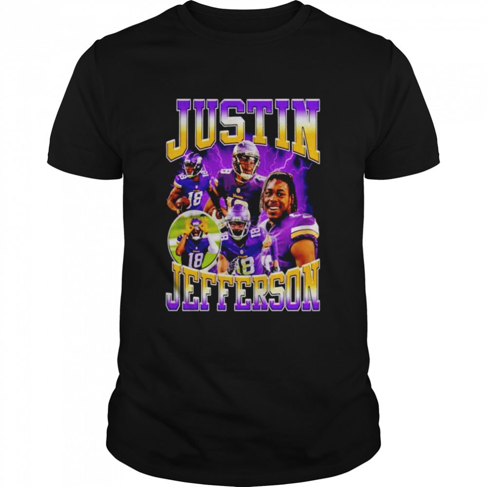 Attractive Justin Jefferson Minnesota Vikings Nfl Football Shirt 