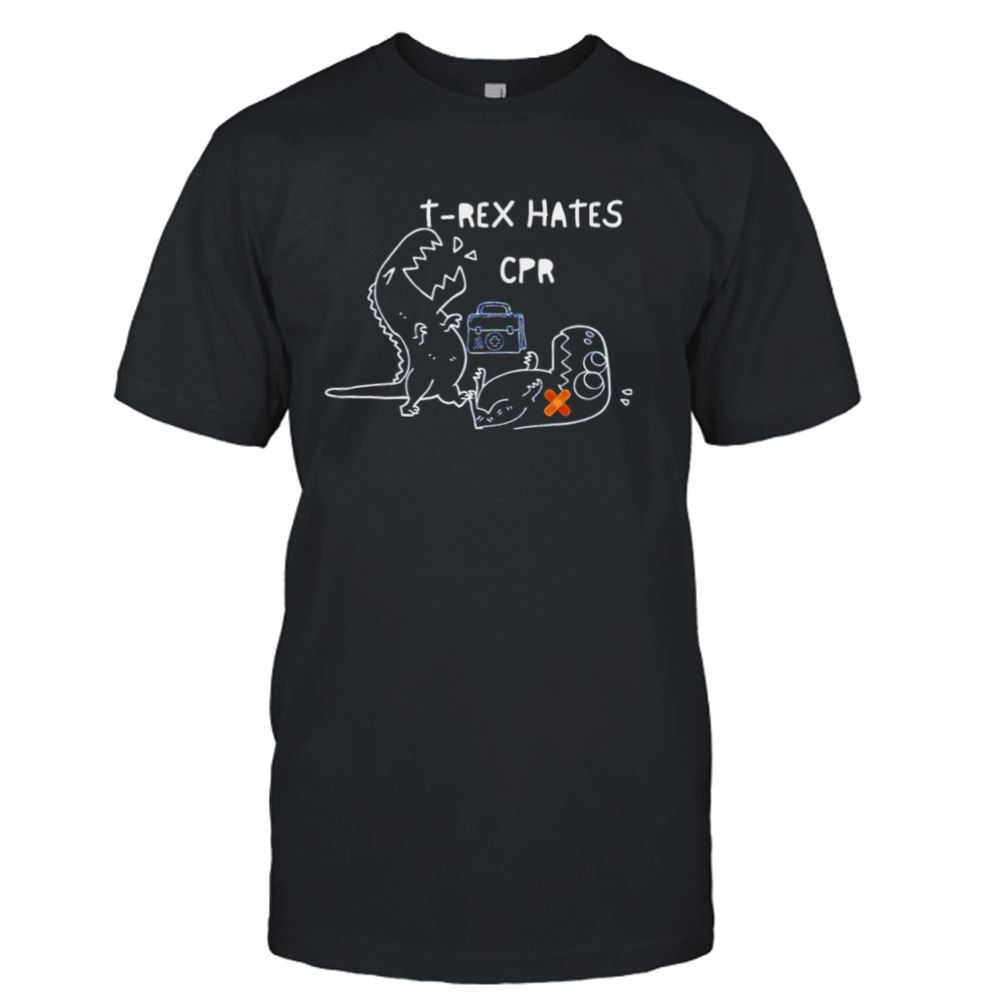 Attractive T-rex Heates Cpr T-shirt 